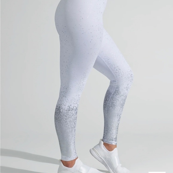 Buffbunny Collection Pants - Buffbunny Dazzle Legging in White Silver size medium